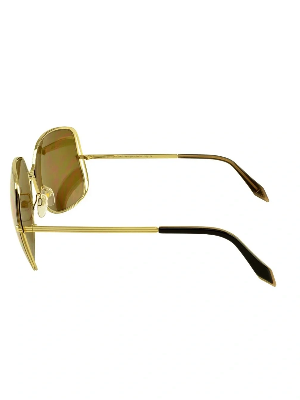 Victoria Beckham Halo Metal Drop VBS64C2 Sunglasses 18K Rose Gold Frame 24K Gold